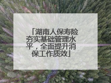 湖南人保寿险夯实基础管理水平，全面提升消保工作质效