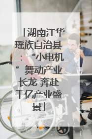 湖南江华瑶族自治县：“小电机”舞动产业长龙 奔赴千亿产业盛景
