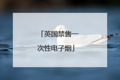 英国禁售一次性电子烟
