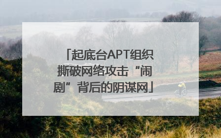 起底台APT组织 撕破网络攻击“闹剧”背后的阴谋网