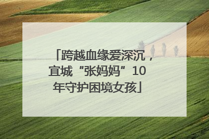 跨越血缘爱深沉，宜城“张妈妈”10年守护困境女孩