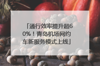 通行效率提升超60%！青岛机场网约车新服务模式上线