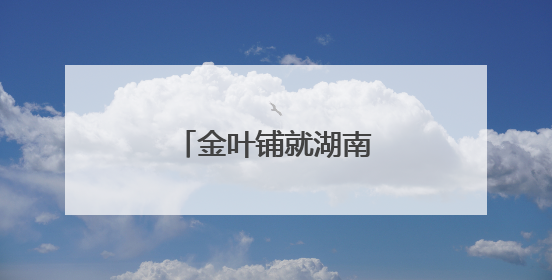 金叶铺就湖南桑植振兴路