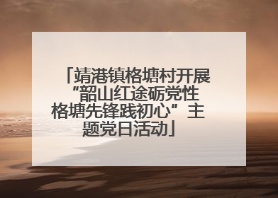 靖港镇格塘村开展“韶山红途砺党性 格塘先锋践初心”主题党日活动