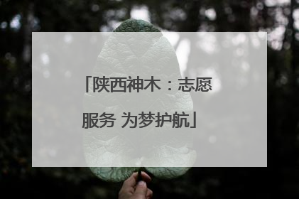 陕西神木：志愿服务 为梦护航