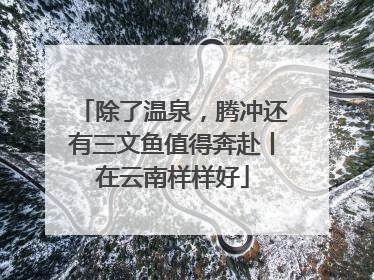 除了温泉，腾冲还有三文鱼值得奔赴丨在云南样样好