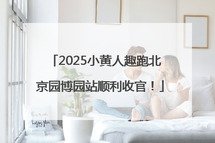 2025小黄人趣跑北京园博园站顺利收官！