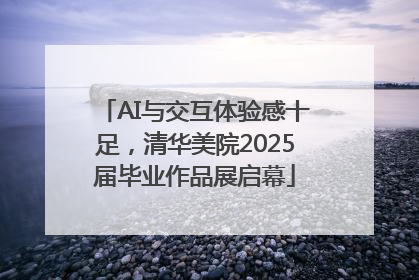 AI与交互体验感十足，清华美院2025届毕业作品展启幕